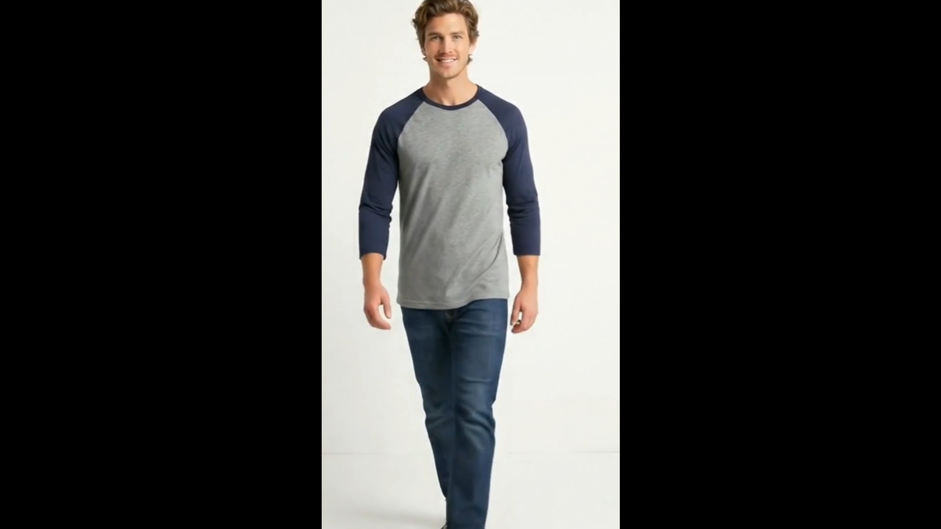 Amazon.com: Men's Raglan Baseball Tee Shirt - Cotton Two Tone